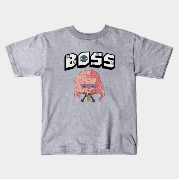 BOSS...Krang Kids T-Shirt by Santilu